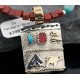 12kt Gold Filled Handmade Storyteller Turquoise Certified Authentic .925 Sterling Silver Navajo Native American Necklace 390612292352