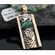 12kt Gold Filled Handmade Wave Certified Authentic .925 Sterling Silver Navajo Turquoise Native American Necklace 390646384025