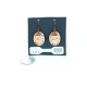 Handmade Certified Authentic Navajo Handstamped Bear Handmade Copper Native American Earrings 390834863378