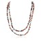 2 Strand Certified Authentic .925 Sterling Silver Navajo Natural Jasper and Multicolor Stones Native American Necklace 16020-83