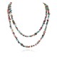 2 Strand Certified Authentic .925 Sterling Silver Navajo Natural Turquoise and Multicolor Stones Native American Necklace 15501-221 2 Strand Certified Authentic .925 Sterling Silver Navajo Natural Turquoise and Multicolor Stones Native American Necklace 15501-221