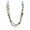 2 Strand Navajo .925 Sterling Silver Natural Green Jasper Native American Necklace 15297-28