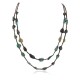 2 Strand Certified Authentic Navajo .925 Sterling Silver Natural Turquoise Native American Necklace 16006-66 2 Strand Certified Authentic Navajo .925 Sterling Silver Natural Turquoise Native American Necklace 16006-66