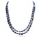2 Strand Certified Authentic Navajo Natural Lapis Native American Necklace 17009