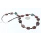 $200 Certified Authentic Navajo .925 Sterling Silver Natural Turquoise Jasper Native American Necklace 790104-211 $200 Certified Authentic Navajo .925 Sterling Silver Natural Turquoise Jasper Native American Necklace 790104-211