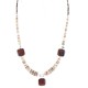 Certified Authentic Navajo .925 Sterling Silver Graduated Melon Shell and Turquoise Native American Necklace 790101-19