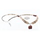Certified Authentic Navajo .925 Sterling Silver Graduated Melon Shell and Jasper Turquoise Native American Necklace 790101-17 Certified Authentic Navajo .925 Sterling Silver Graduated Melon Shell and Jasper Turquoise Native American Necklace 790101-17