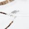 Certified Authentic Navajo .925 Sterling Silver Graduated Melon Shell and Jasper Turquoise Native American Necklace 790101-17