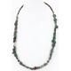 Certified Authentic Navajo .925 Sterling Silver Natural Turquoise Native American Necklace 15852