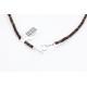 Certified Authentic Navajo .925 Sterling Silver Turquoise CARNELIAN Native American Necklace 15774