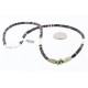 $230 Handmade Certified Authentic Navajo .925 Sterling Silver Graduated Heishi Turquoise Native American Necklace 371001071006