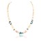 $230 Handmade Certified Authentic Navajo .925 Sterling Silver Graduated Melon Shell and Turquoise Heishi Native American Necklace 370995391271