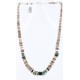 $240 Handmade Certified Authentic Navajo .925 Sterling Silver Graduated SPINY OYSTER Turquoise Native American Necklace 390774868243