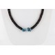 $240 Handmade Certified Authentic Navajo .925 Sterling Silver Graduated Heishi Turquoise Native American Necklace 370989865423