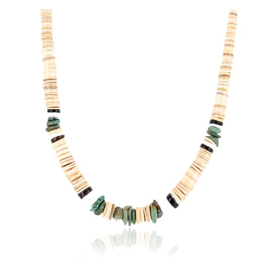 $240 Handmade Certified Authentic Navajo .925 Sterling Silver Graduated Heishi Turquoise Native American Necklace 371006957278 $240 Handmade Certified Authentic Navajo .925 Sterling Silver Graduated Heishi Turquoise Native American Necklace 371006957278