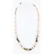 $240 Handmade Certified Authentic Navajo .925 Sterling Silver Graduated Melon Shell and Turquoise Native American Necklace 370991421259