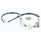 Certified Authentic Navajo .925 Sterling Silver Graduated Heishi with WHITE Turquoise Turquoise Native American Necklace 390762726309