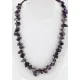 Navajo .925 Sterling Silver Natural Amethyst Heishi Necklace 15824-17 Navajo .925 Sterling Silver Natural Amethyst Heishi Necklace 15824-17