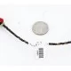 Navajo .925 Sterling Silver Natural Turquoise Coral Native American Necklace 390828597399
