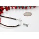 Certified Authentic Navajo .925 Sterling Silver Graduated Coral Turquoise Native American Necklace 390749413112