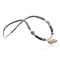 Navajo .925 Sterling Silver Graduated Heishi Turquoise Necklace 15383-42