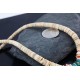 $290 Handmade Certified Authentic Navajo .925 Sterling Silver Graduated Melon Shell and Turquoise Native American Necklace 390742402073