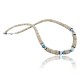 $290 Handmade Certified Authentic Navajo .925 Sterling Silver Graduated Melon Shell and Turquoise Native American Necklace 370967752328