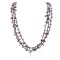 3 Strand Certified Authentic Navajo .925 Sterling Silver Natural Turquoise Amethyst Native American Necklace 25268-1