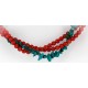 3 Strand Certified Authentic Navajo .925 Sterling Silver Natural Turquoise Native American Necklace 15960