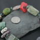 $300 Bear FetishCertified Authentic Navajo .925 Sterling Silver Natural Turquoise Agate Native American Necklace 390679867516