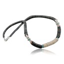 Handmade Navajo .925 Sterling Silver Graduated Heishi Spiny Disk Turquoise Necklace 370972243766