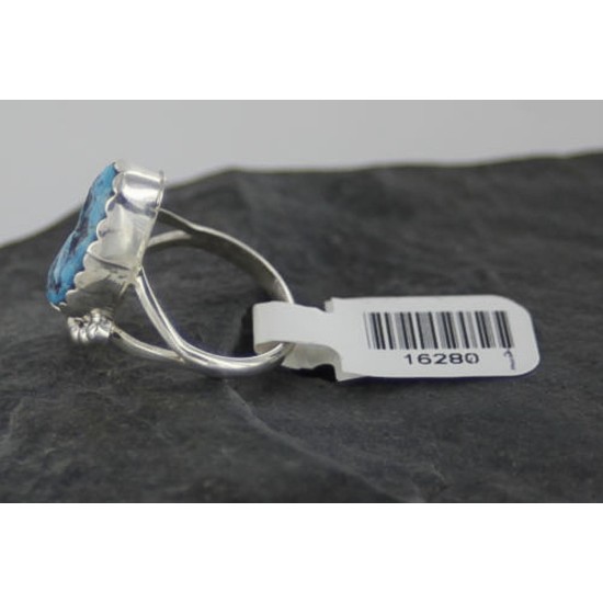$300 Handmade Certified Authentic Navajo .925 Sterling Silver Natural Turquoise Native American Ring  370955287720