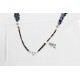 Certified Authentic 3 Strand Navajo .925 Sterling Silver Turquoise and AMETHYST Native American Necklace 371060457413