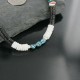 Handmade Certified Authentic Navajo .925 Sterling Silver Turquoise Spiny Oyster and Graduated Heishi Native American Necklace 370922023661