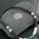 Handmade Certified Authentic Navajo .925 Sterling Silver Turquoise Spiny Oyster and Graduated Heishi Native American Necklace 370922023661