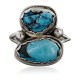 $330 Handmade Certified Authentic Navajo .925 Sterling Silver Natural Turquoise Native American Ring 370976469450 $330 Handmade Certified Authentic Navajo .925 Sterling Silver Natural Turquoise Native American Ring 370976469450