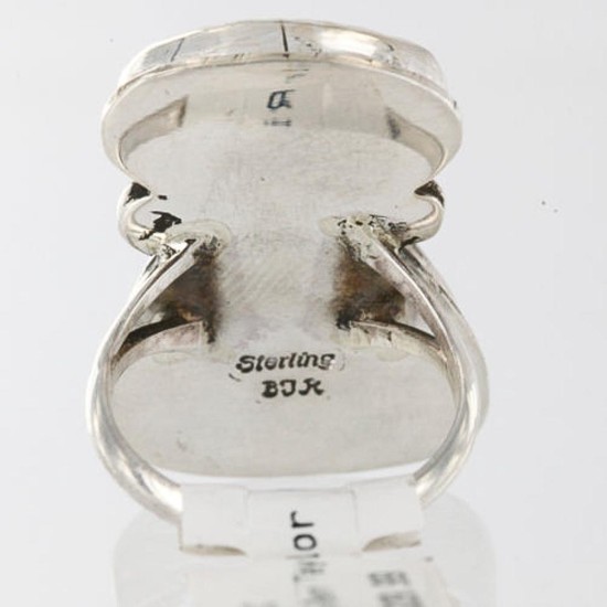 $330 Handmade Certified Authentic Navajo .925 Sterling Silver Natural Turquoise Native American Ring  390758086440