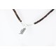 Certified Authentic 3 Strand Navajo .925 Sterling Silver Turquoise Quartz 8941 Native American Necklace 15894-1
