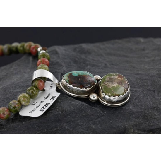 $410 Handmade Certified Authentic Navajo .925 Sterling Silver Natural Turquoise Native American Necklace 370990552364 $410 Handmade Certified Authentic Navajo .925 Sterling Silver Natural Turquoise Native American Necklace 370990552364