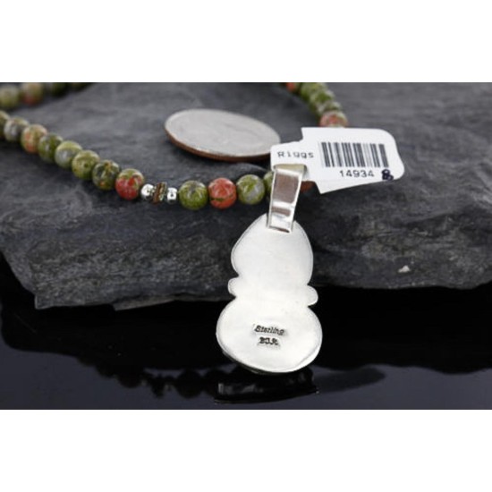 $410 Handmade Certified Authentic Navajo .925 Sterling Silver Natural Turquoise Native American Necklace 370990552364 $410 Handmade Certified Authentic Navajo .925 Sterling Silver Natural Turquoise Native American Necklace 370990552364