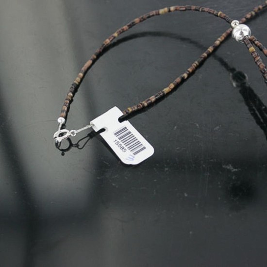 Certified Authentic 3 Strand Navajo .925 Sterling Silver Natural Turquoise Native American Necklace 391059893818