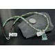 Handmade Certified Authentic Navajo .925 Sterling Silver and Turquoise Native American Necklace 390683809179