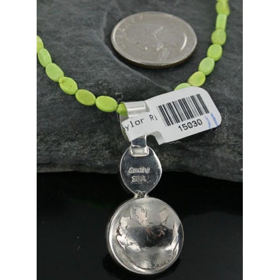 Vintage Style OLD Buffalo Coin Certified Authentic Navajo .925 Sterling Silver Turquoise Native American Necklace 390680310454 Vintage Style OLD Buffalo Coin Certified Authentic Navajo .925 Sterling Silver Turquoise Native American Necklace 390680310454