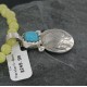 $450 Vintage Style OLD Buffalo Coin Certified Authentic Navajo .925 Sterling Silver Turquoise Native American Necklace 370923880921