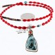 Handmade Certified Authentic Navajo .925 Sterling Silver Natural Turquoise Native American Necklace 390766065386