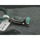 Handmade Certified Authentic Navajo .925 Sterling Silver RED Mountain and Turquoise Native American Necklace 370974617648