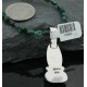 Handmade Certified Authentic Navajo .925 Sterling Silver RED Mountain and Turquoise Native American Necklace 370974617648