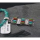 Petit Point Handmade Certified Authentic Zuni .925 Sterling Silver Multicolor Stone and Turquoise Native American Necklace 370883170307