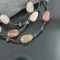 Navajo 3 Strand .925 Sterling Silver Turquoise and Carnelian Necklace 750106-62 Navajo 3 Strand .925 Sterling Silver Turquoise and Carnelian Necklace 750106-62