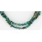Certified Authentic 3 Strand Navajo .925 Sterling Silver 12kt Gold Filled Twisted Turquoise Native American Necklace 750130-101 Certified Authentic 3 Strand Navajo .925 Sterling Silver 12kt Gold Filled Twisted Turquoise Native American Necklace 750130-101
